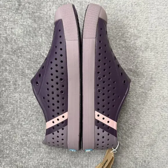 Native Shoes Youth Size 5 Purple Pink Jefferson Block Perforated Slip On EVA - Picture 9 of 12